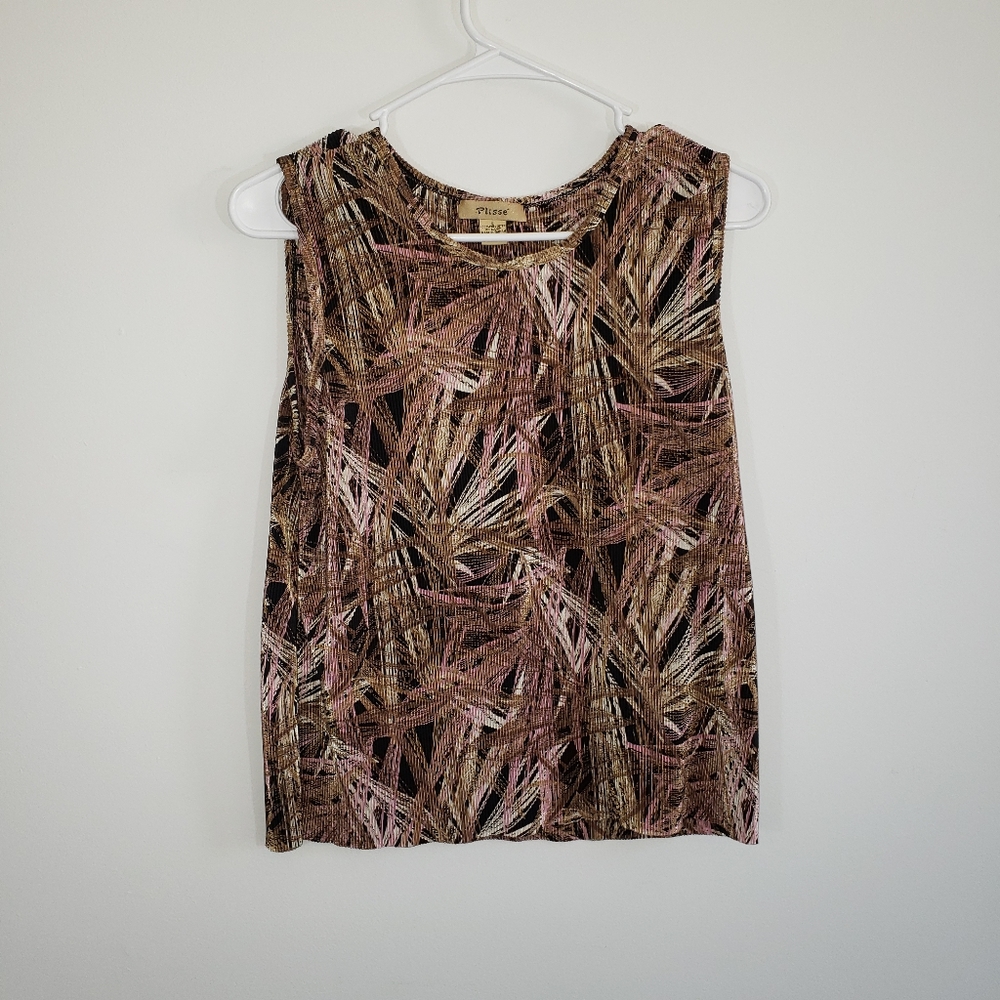Plisse blouse Size L
